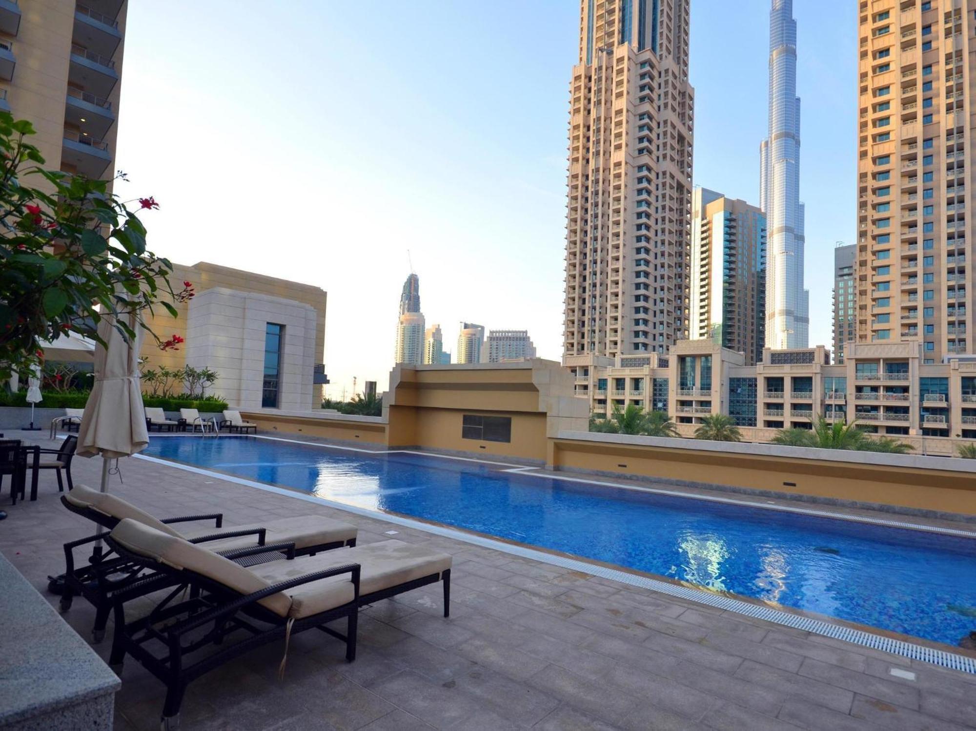 Lux 1Br 2 Min To Burj Khalifa Apartment Dubai Exterior photo